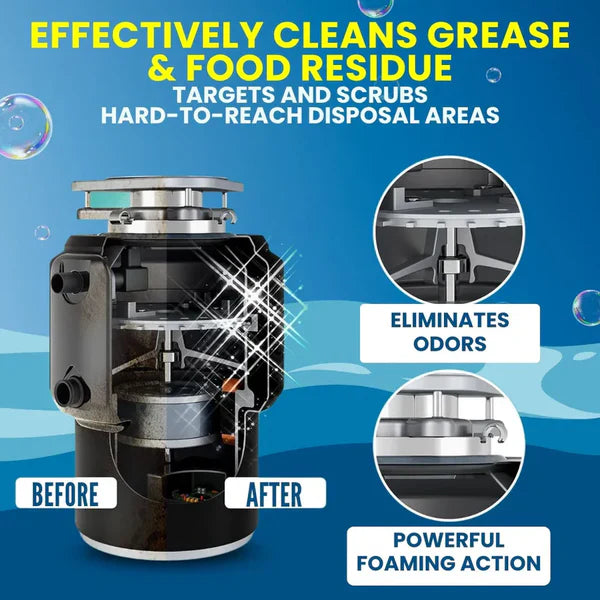 ✨Lemon Blast Yellow Bubble Tablets – Odor Eliminator + Blockage Remover🤩